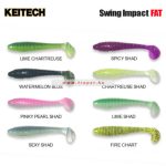   Keitech Swing Impact Fat 3,3"  (8,4 cm) gumihal többféle színben