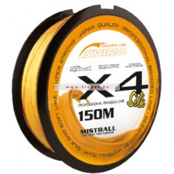 Mistrall Shiro Silk X4 Narancssárga 150m Többféle Átmérőben