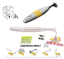 Herakles Fat Shad-OW105 Chartreuse Impact Gumihal