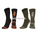 Fox Collection Green & Silver Thermolite Long Socks 40-43 