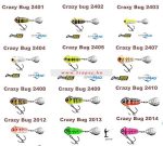 Tail Spinner Crazy Bug 6g Többféle színben