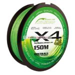  Mistrall Shiro Silk X4 Green Fonott zsinór 150m Többféle Átmérőben